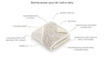 Bambusowy ręcznik light beige - boho dots / My Memi