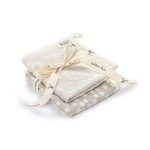 2-pak ręczniczków bambusowych do twarzy / odbijania / mycia - boho dots / My Memi