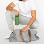 Szklana butelka do monitorowania dziennego nawodnienia Day Bottle - FOREST / BINK