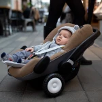 Rollersy kółka do fotelika Baby Grey