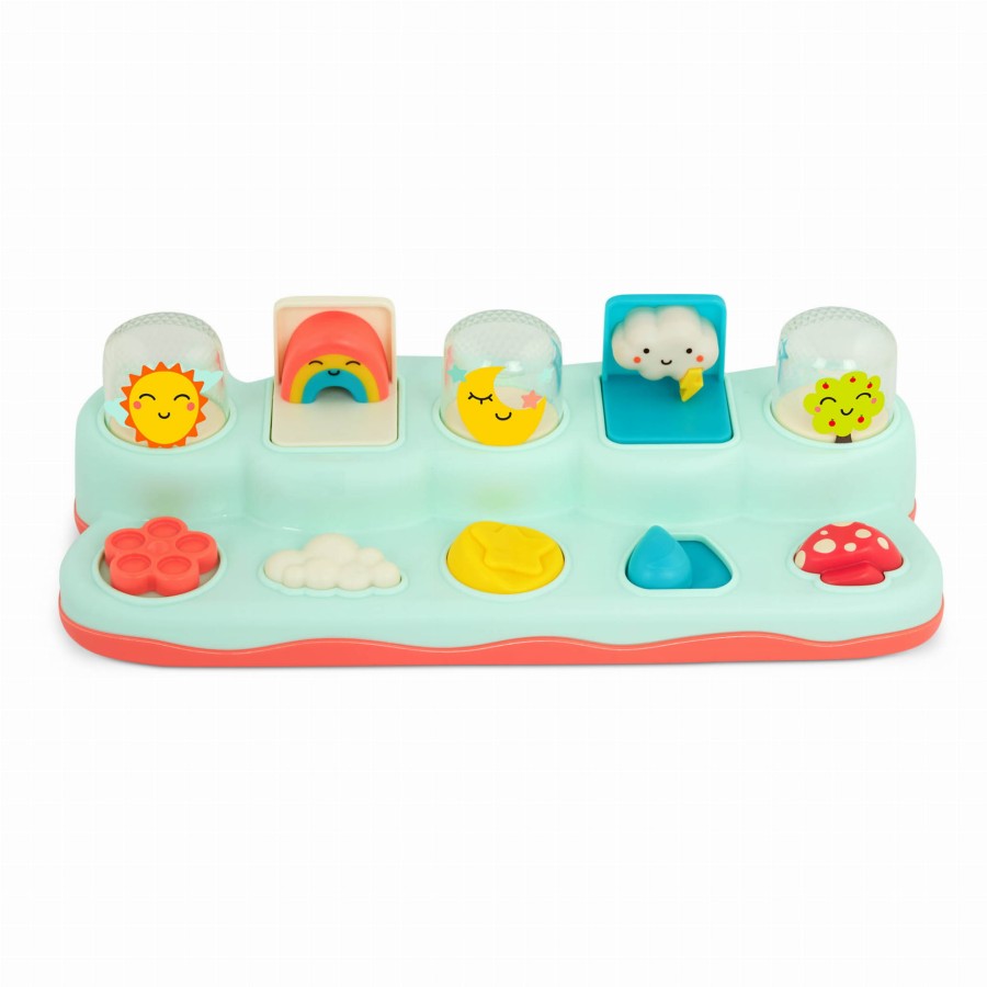 Pop-Up Buddies – wystrzałowa KONSOLA POGODOWA – interaktywna zabawka inspirowana przyrodą / B.Toys