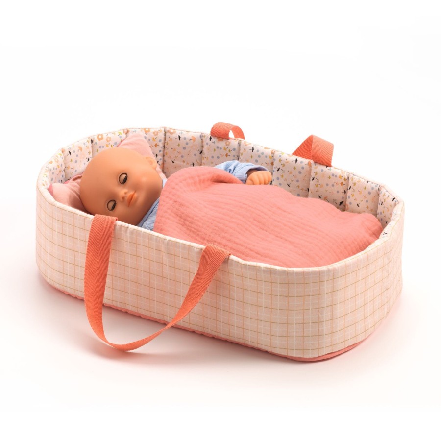 Materiałowy kosz różowy (kolekcja POMEA) / Djeco DJ07844