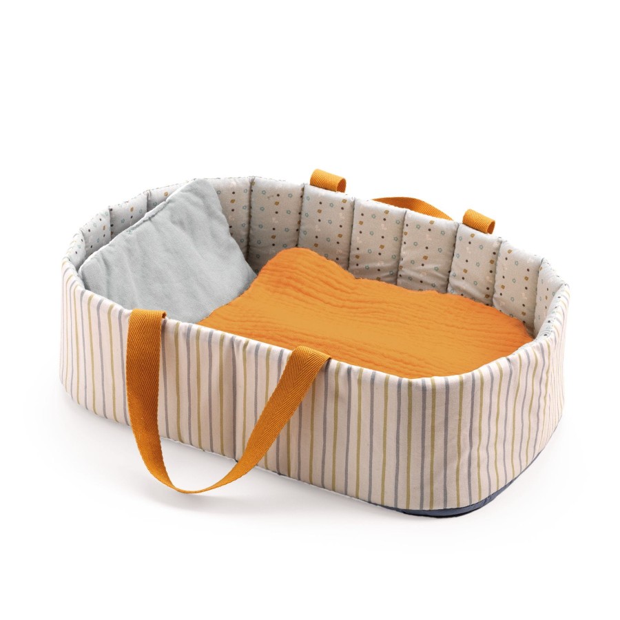Materiałowy kosz w paski (kolekcja POMEA) / Djeco DJ07845