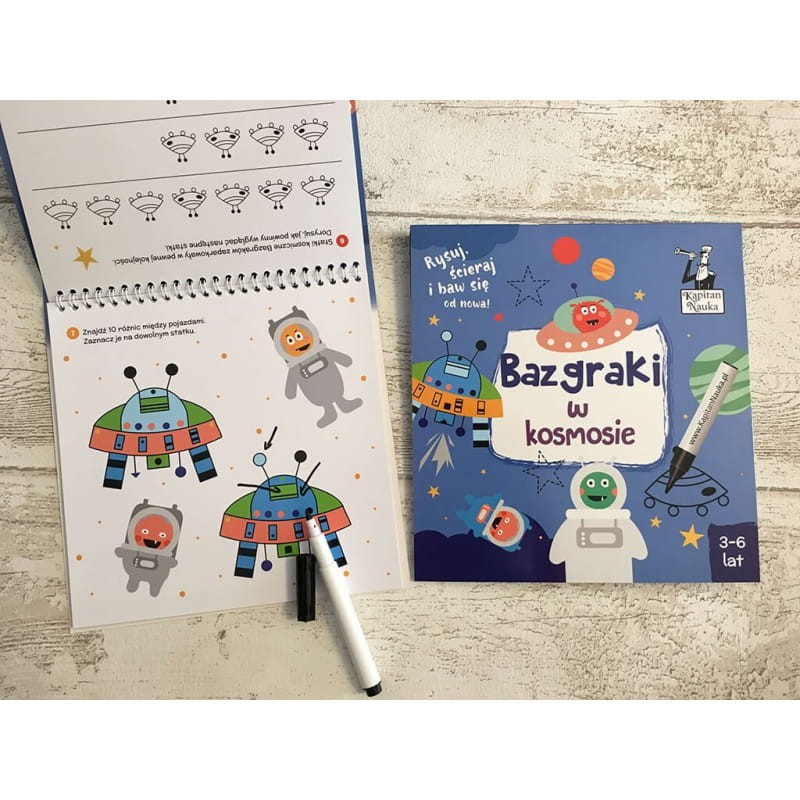 Bazgraki w kosmosie 3-6 lat / Wydawnictwo Edgard