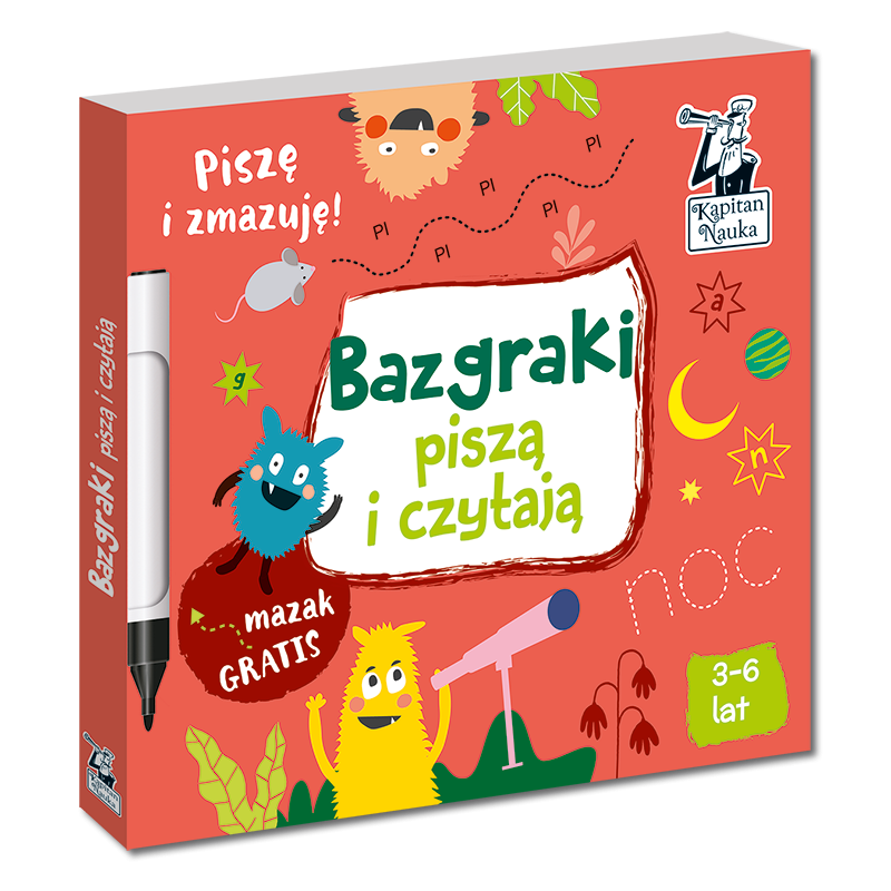 Bazgraki piszą i czytają 3-6 lat / Wydawnictwo Edgard
