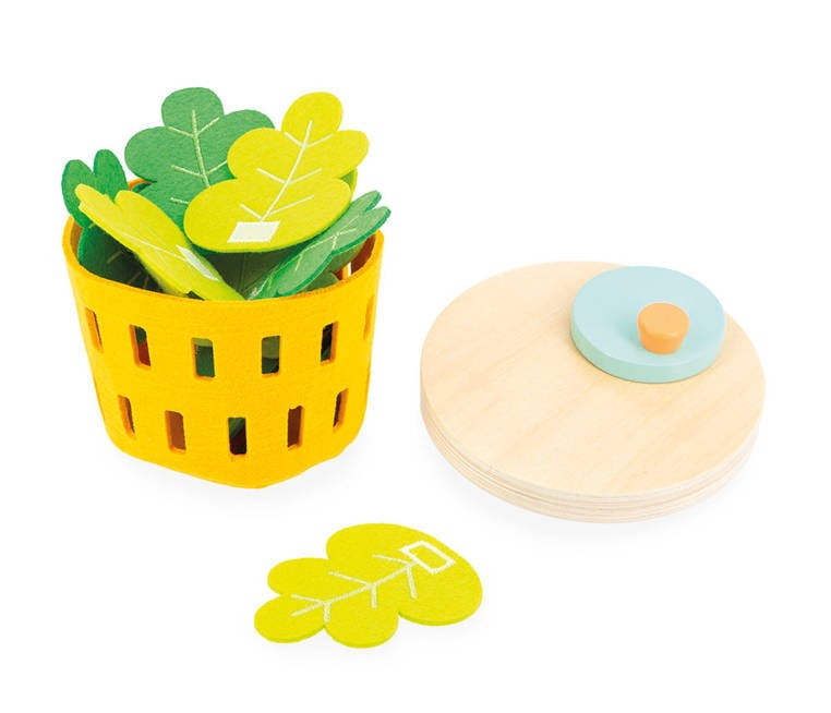 Filcowy zestaw do przyrządzania sałatki 3+ / Janod J06595