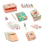 Kuferek z zestawem papierniczym MARIE / Djeco DD03503