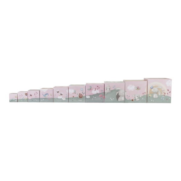 Kartonowa wieża Flowers & Butterflies LD4767 / Little Dutch
