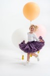 Spódnica Pettiskirt - Winogronowa RÓŻNE ROZMIARY / Manufaktura Falbanek