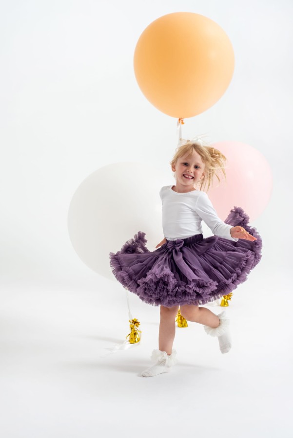 Spódnica Pettiskirt - Winogronowa RÓŻNE ROZMIARY / Manufaktura Falbanek