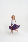 Spódnica Pettiskirt - Winogronowa RÓŻNE ROZMIARY / Manufaktura Falbanek