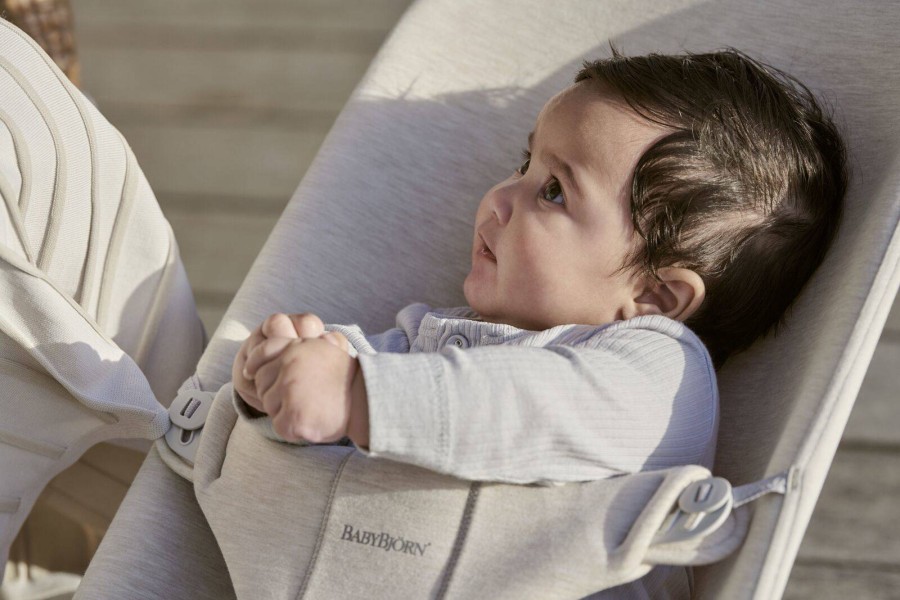 BABYBJORN - leżaczek BLISS 3D Jersey - Light beige