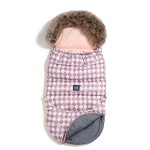 Zimowy śpiworek ASPEN WINTERPROOF COMBO - PRINCESS CHESSBOARD, POWDER PINK / La Millou
