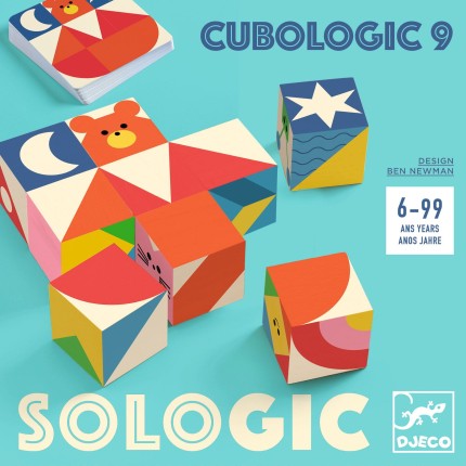 Gra logiczna CUBOLOGIC 9 / Djeco DJ08581