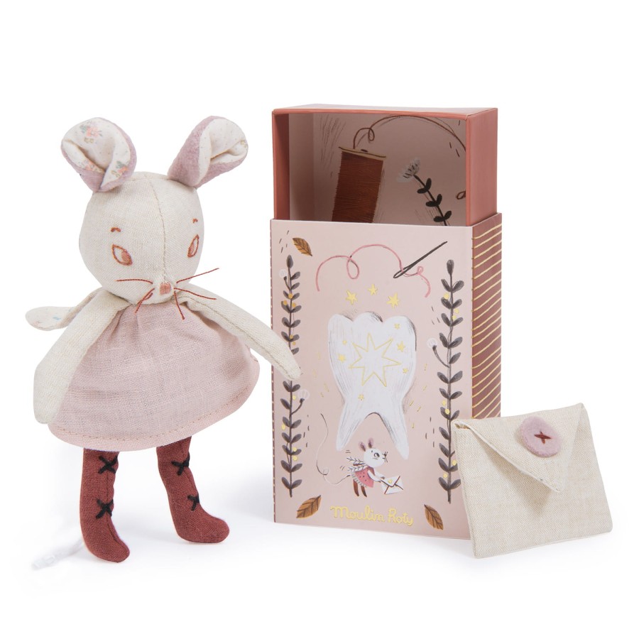 Myszka zębuszka 17 cm / Moulin Roty 715005