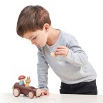 Drewniana leśna taksówka / Tender Leaf Toys