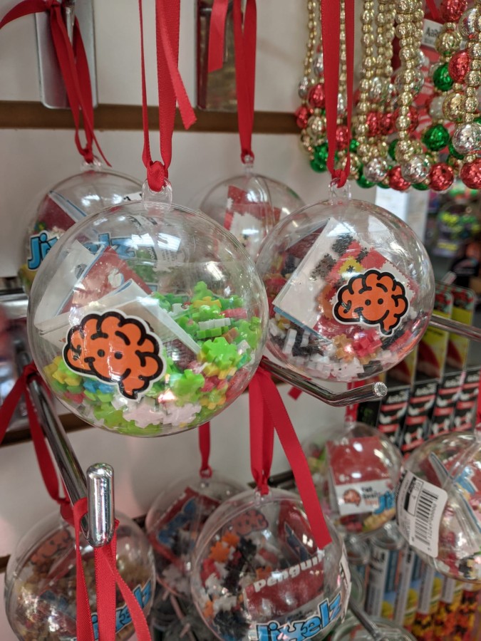 Puzzelki Pixelki Jixelz Bombka Choinka / Fat Brain Toys FA247-5