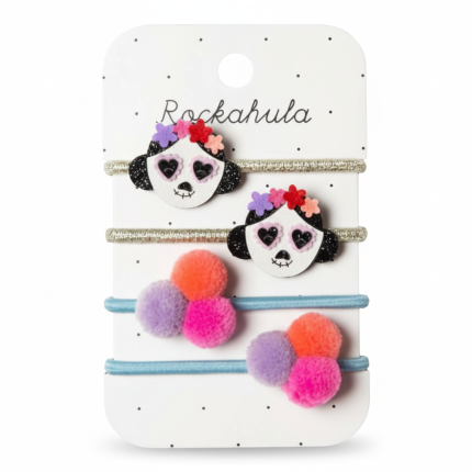 Gumki do włosów Dia De Los Muertas / Rockahula Kids Halloween