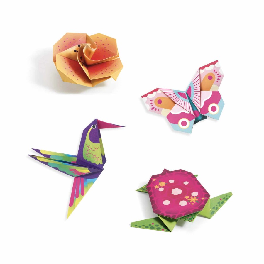 Origami TROPIKI (neonowe) / Djeco DJ08754