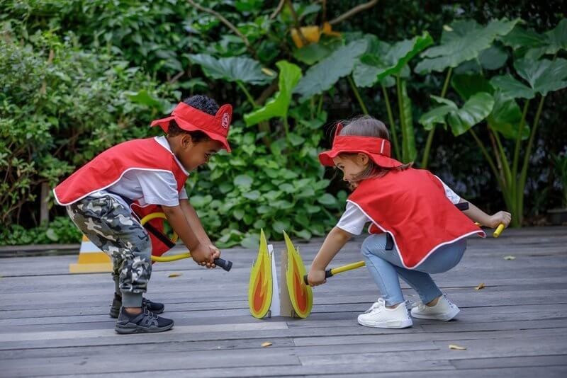 Zestaw Strażaka, Seria Pretend Play, Plan Toys