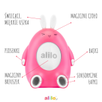 Alilo Happy Bunny P1 - różowy