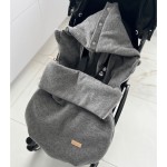 Śpiworek Robin Chudek z wełny merino - jeans / Beztroska