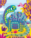 Zestaw kreatywny Mozaika Dinozaury 4+ / Janod