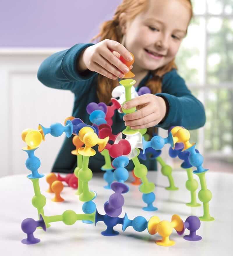Klocki Przyssawki - Zestaw Delux / Fat Brain Toys
