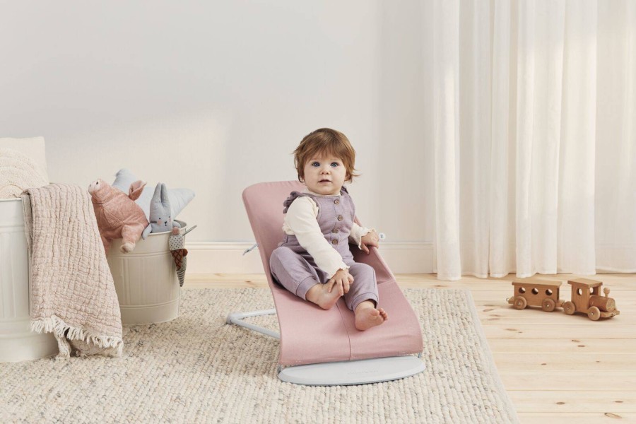 BABYBJORN - leżaczek BLISS 3D Jersey - Light Pink