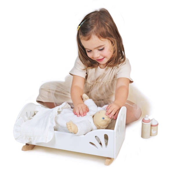Kołyska dla lalek z akcesoriami / Tender Leaf Toys