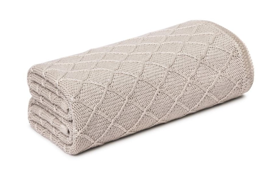 Lekki kocyk, otulacz 90x90 beige - wafer / My Memi