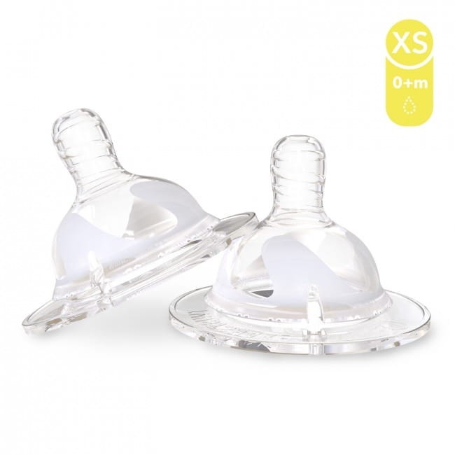 Antykolkowy smoczek do karmienia XS 0m+, 2 szt