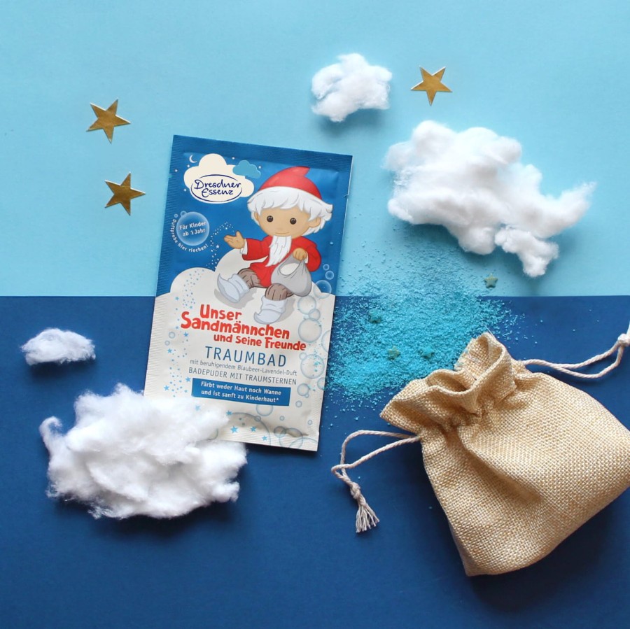 Kąpiel marzeń z gwiazdkami 60g - Little Sandman i przyjaciele / Dresdner Essenz
