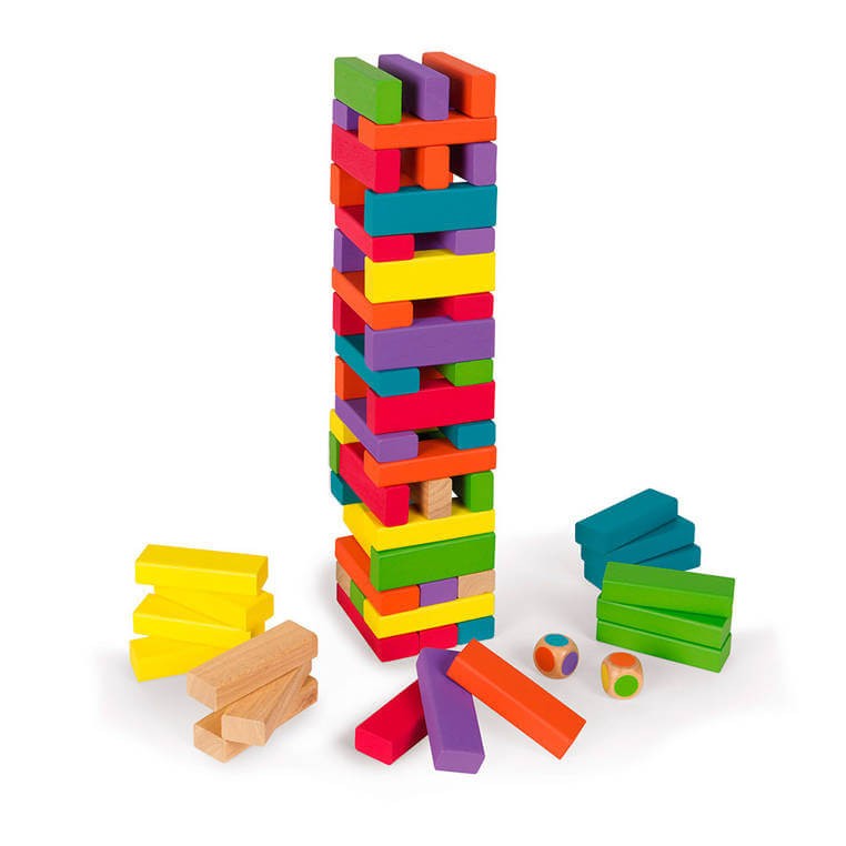 Gra Jenga z kolorami Equilibloc / Janod