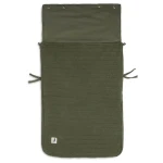 Śpiworek oddychający do wózka i fotelika Pure Knit Leaf Green - Jollein