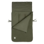 Śpiworek oddychający do wózka i fotelika Pure Knit Leaf Green - Jollein