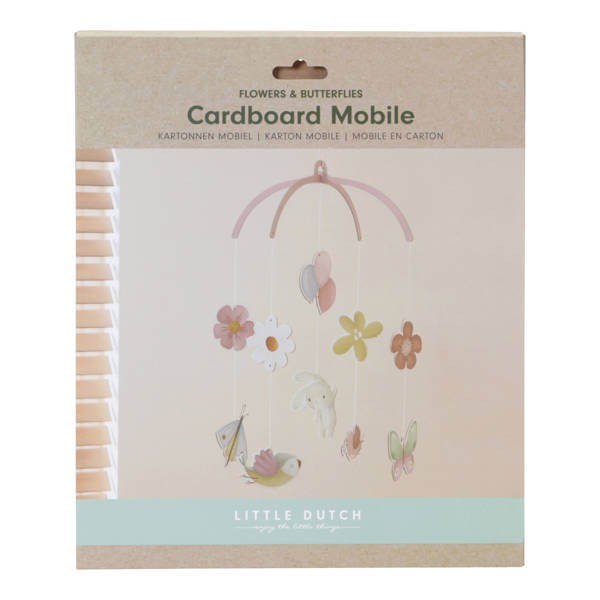 Dekoracyjny mobil kartonowy Flowers & Butterflies / Little Dutch FSC LD4769