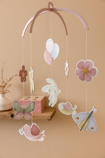 Dekoracyjny mobil kartonowy Flowers & Butterflies / Little Dutch FSC LD4769