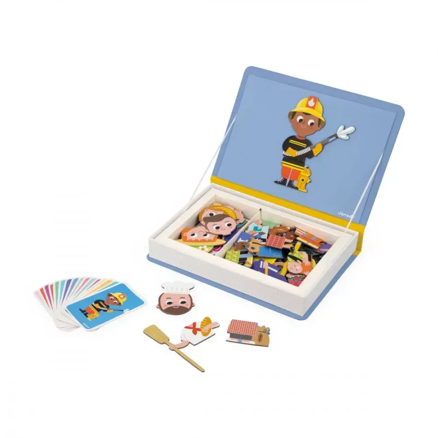 Magnetyczna układanka Zawody Magnetibook  / Janod