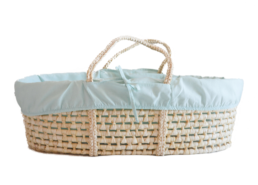 Wyściółka do kosza mojżesza Mint / AhojBaby