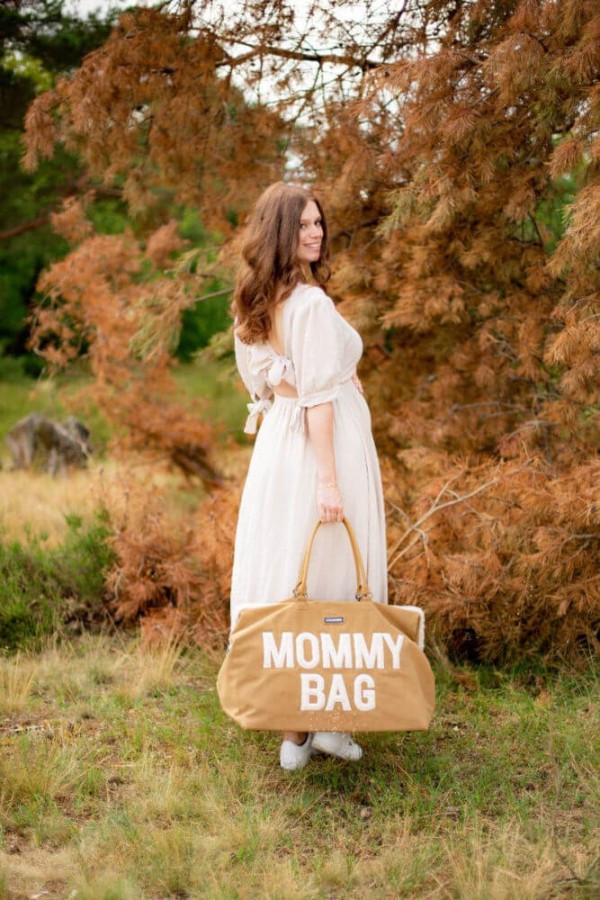 Torba Mommy Bag Suede-look / Childhome CWMBBMR