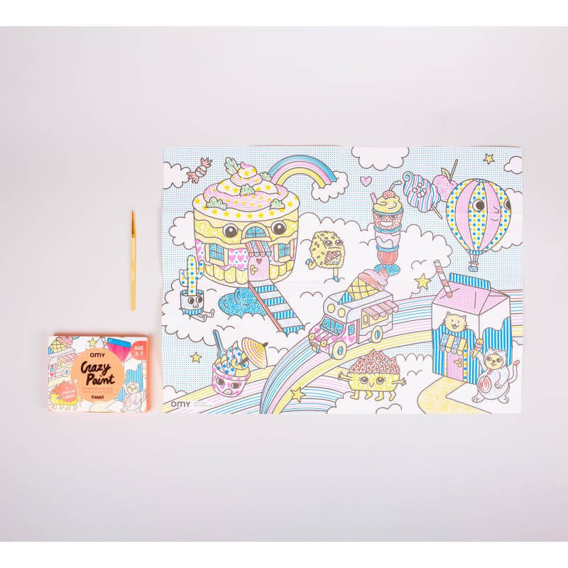 Wodna kolorowanka - KAWAII / OMY PAINTPOCK01