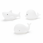 Zestaw MINI MORSKIE Lampki Silikonowe Białe 3 szt. / Rabbit & Friends