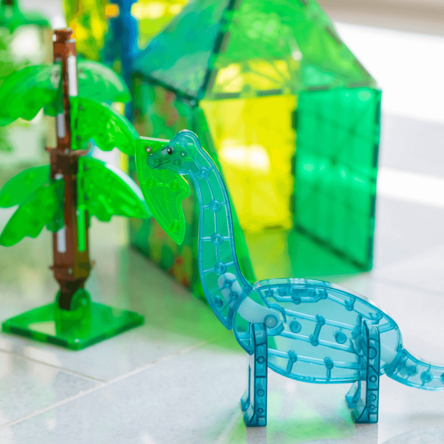 Klocki Magnetyczne Dino World XL 50 el. / Magna-Tiles