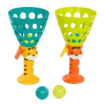 Pop ‘n’ Launch - gra zręcznościowa - wyrzutnia i łapacz piłek / B.Toys