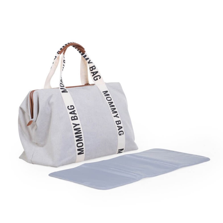 Torba Mommy bag Signature Szara / Childhome CWMBBSCOW
