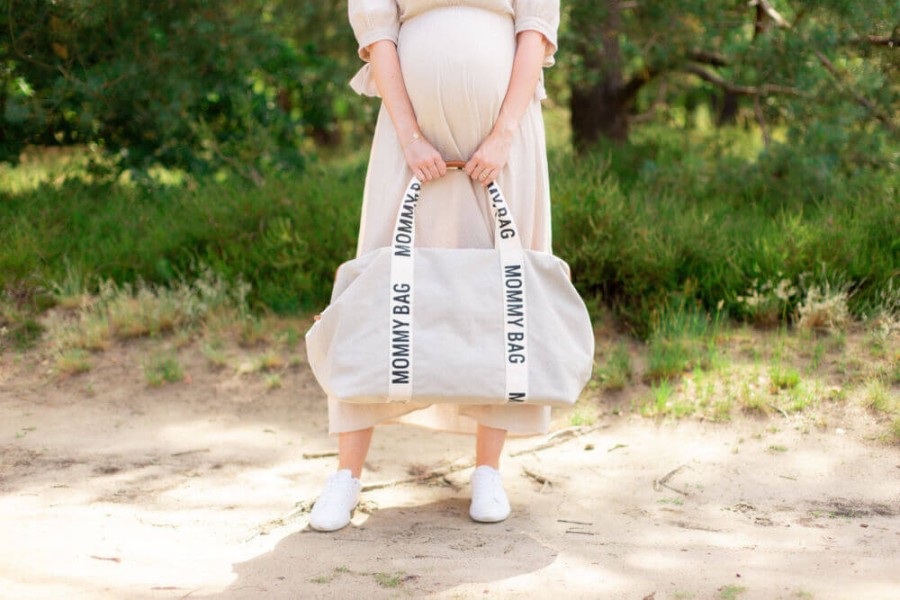 Torba Mommy bag Signature Szara / Childhome CWMBBSCOW