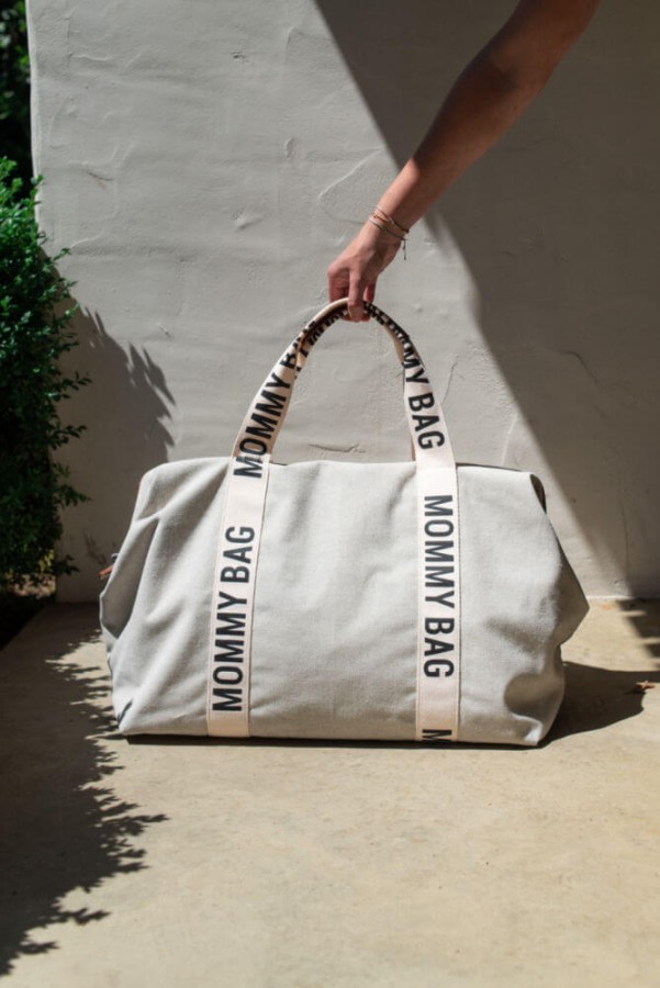 Torba Mommy bag Signature Szara / Childhome CWMBBSCOW