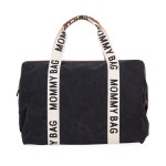 Torba Mommy bag Signature Czarna / Childhome CWMBBSCBL