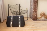 Torba Mommy bag Signature Czarna / Childhome CWMBBSCBL